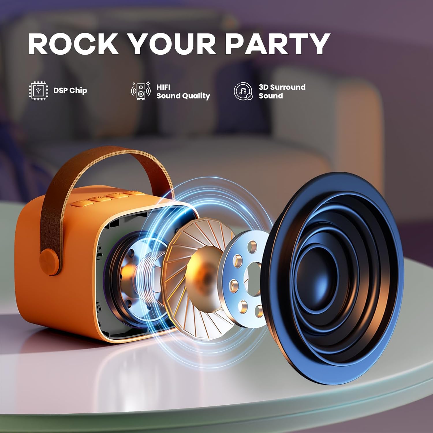 Veylo Portable Karaoke Speaker with 2 Wireless Mics | Ka-mostore