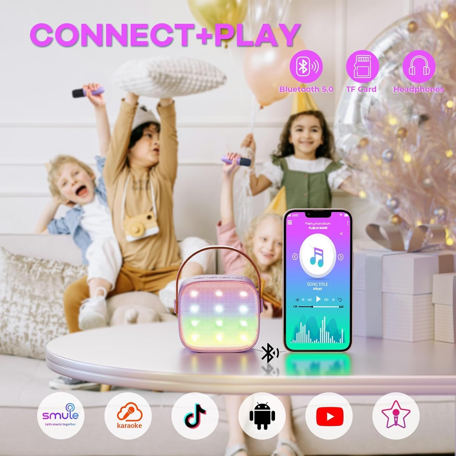 Veylo Portable Karaoke Speaker with 2 Wireless Mics | Ka-mostore