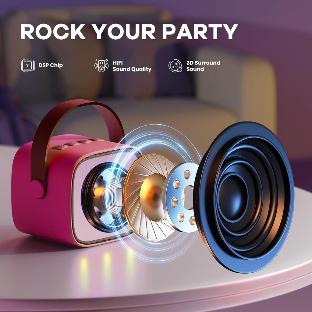 Veylo Portable Karaoke Speaker with 2 Wireless Mics | Ka-mostore