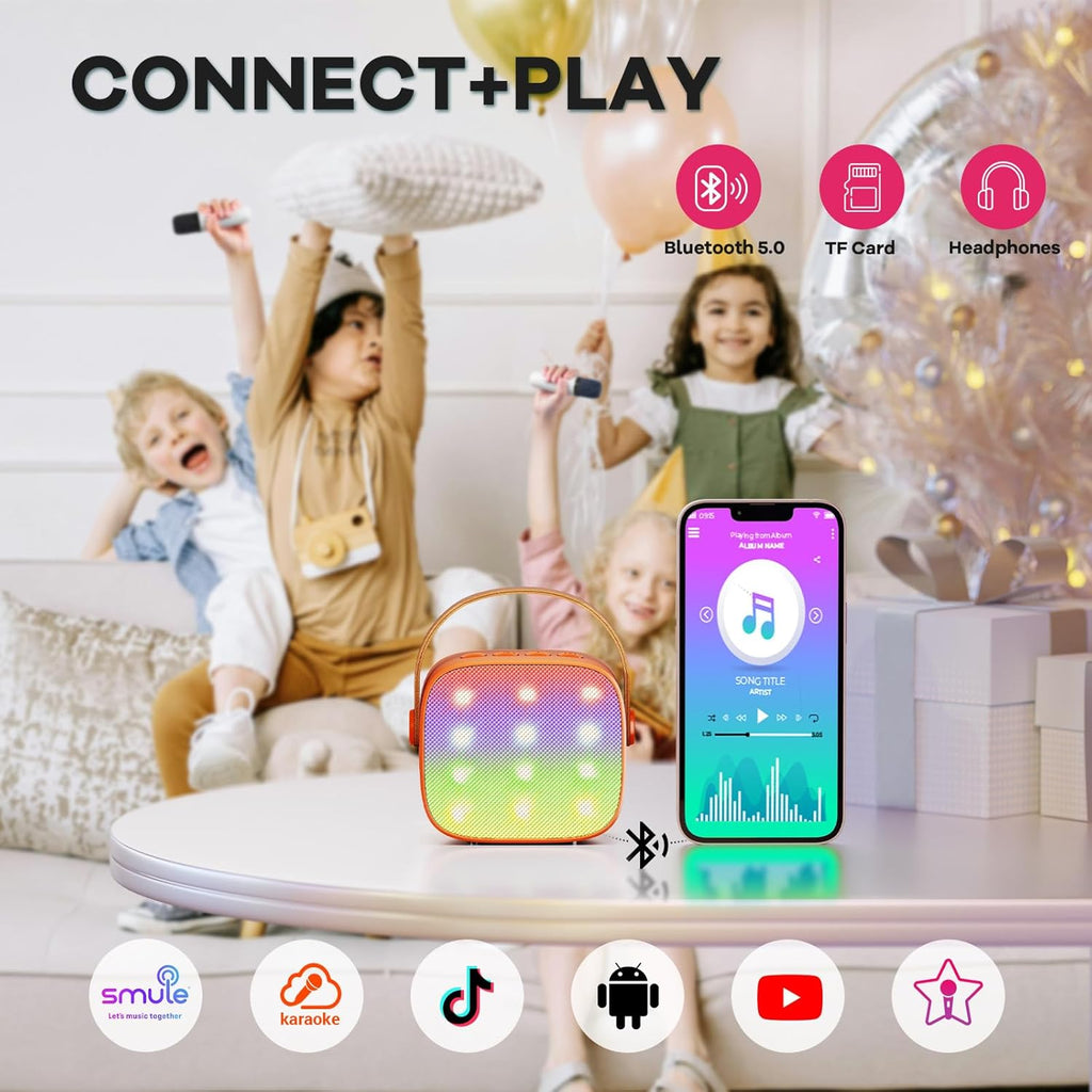 Veylo Portable Karaoke Speaker with 2 Wireless Mics | Ka-mostore