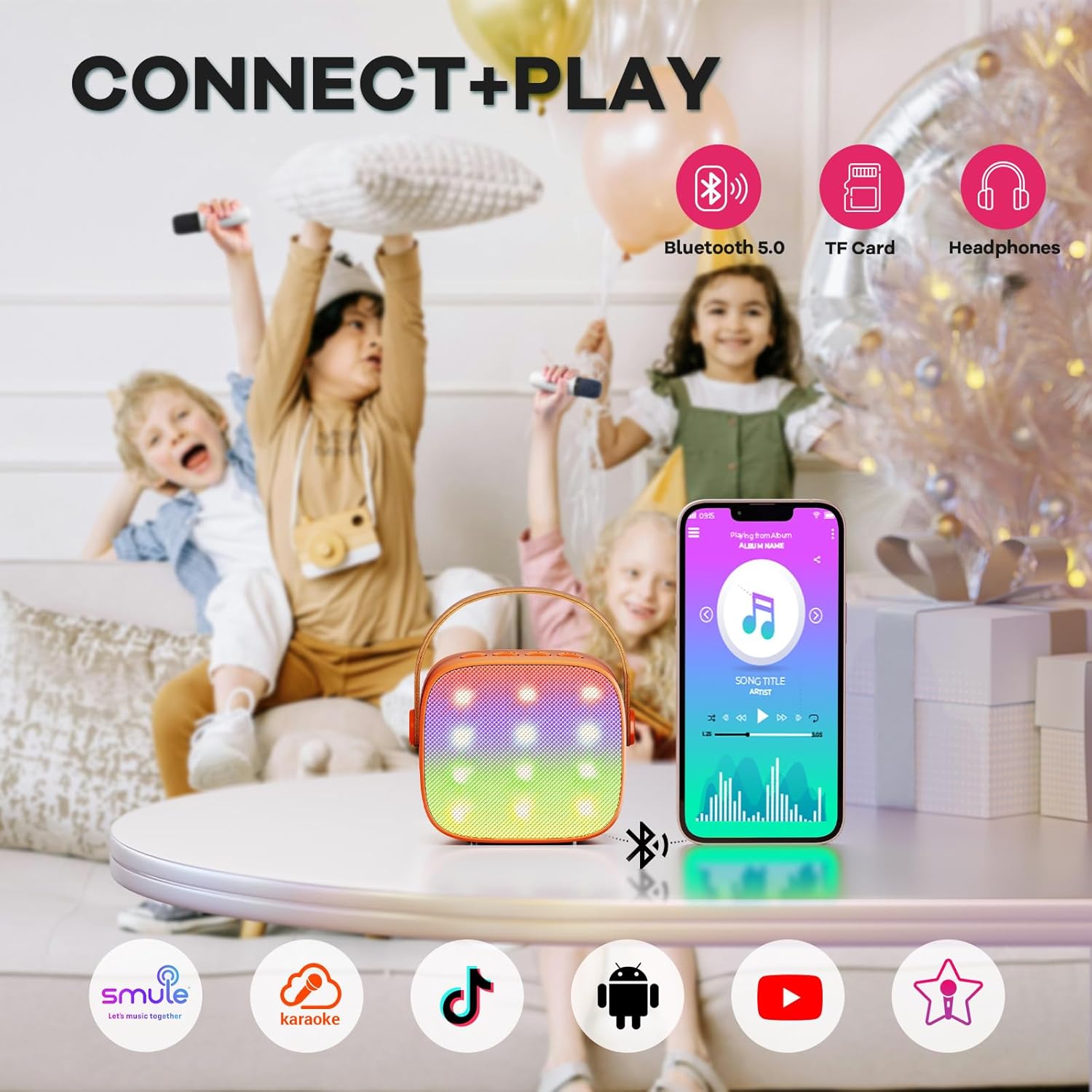 Veylo Portable Karaoke Speaker with 2 Wireless Mics | Ka-mostore