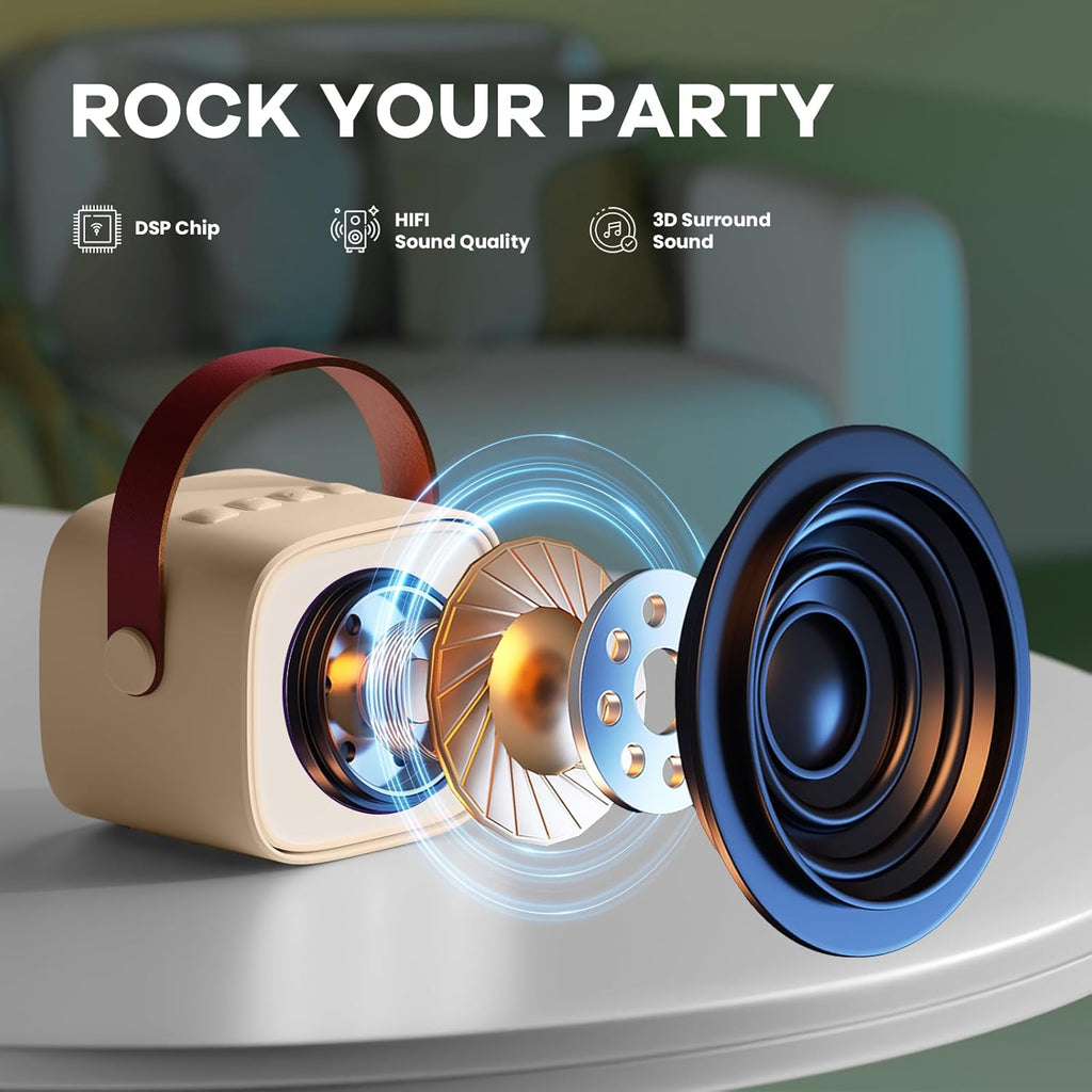 Veylo Portable Karaoke Speaker with 2 Wireless Mics | Ka-mostore