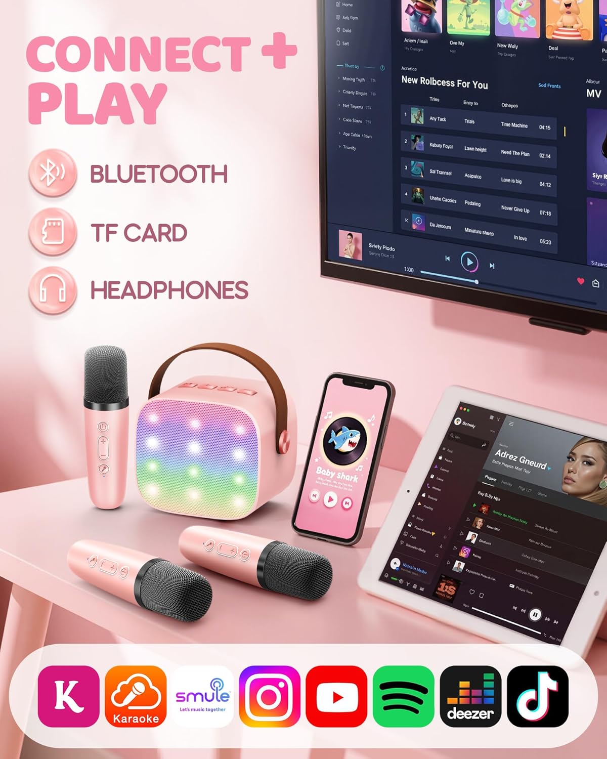 Veylo Portable Karaoke Speaker with 2 Wireless Mics | Ka-mostore