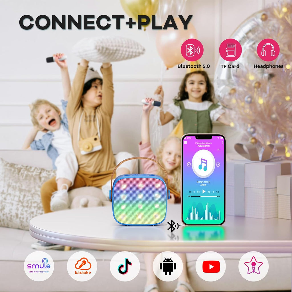 Veylo Portable Karaoke Speaker with 2 Wireless Mics | Ka-mostore