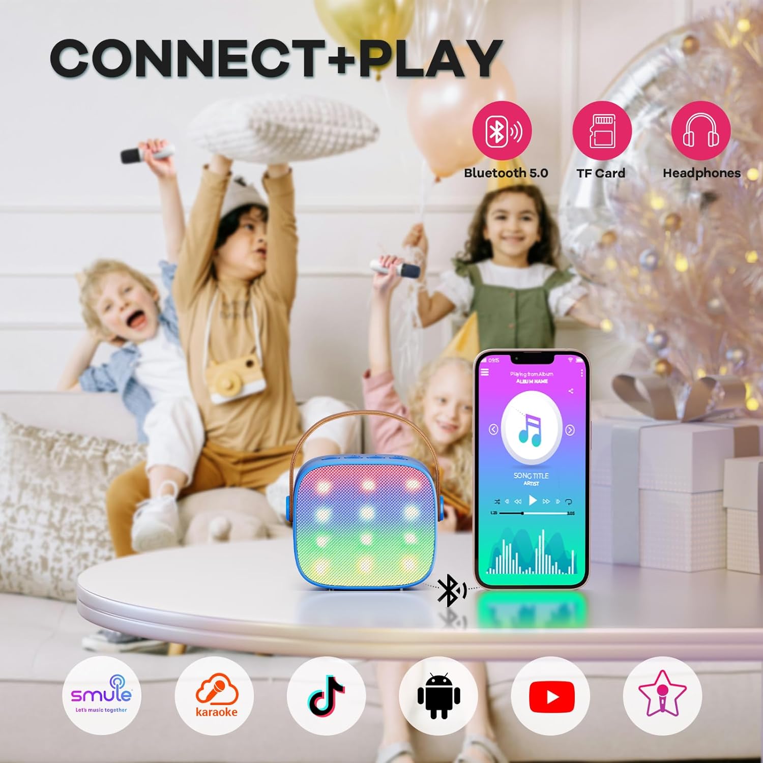 Veylo Portable Karaoke Speaker with 2 Wireless Mics | Ka-mostore