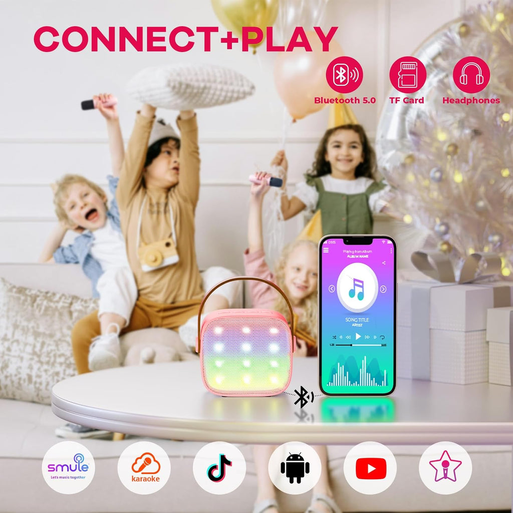 Veylo Portable Karaoke Speaker with 2 Wireless Mics | Ka-mostore