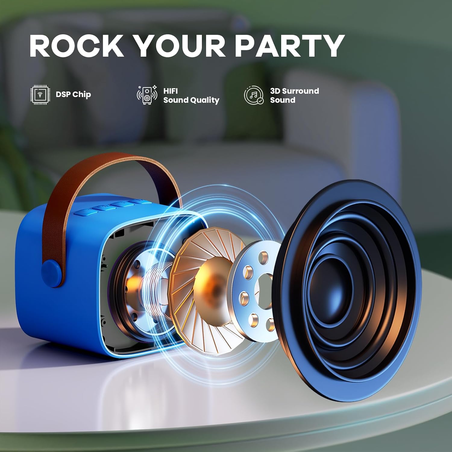 Veylo Portable Karaoke Speaker with 2 Wireless Mics | Ka-mostore