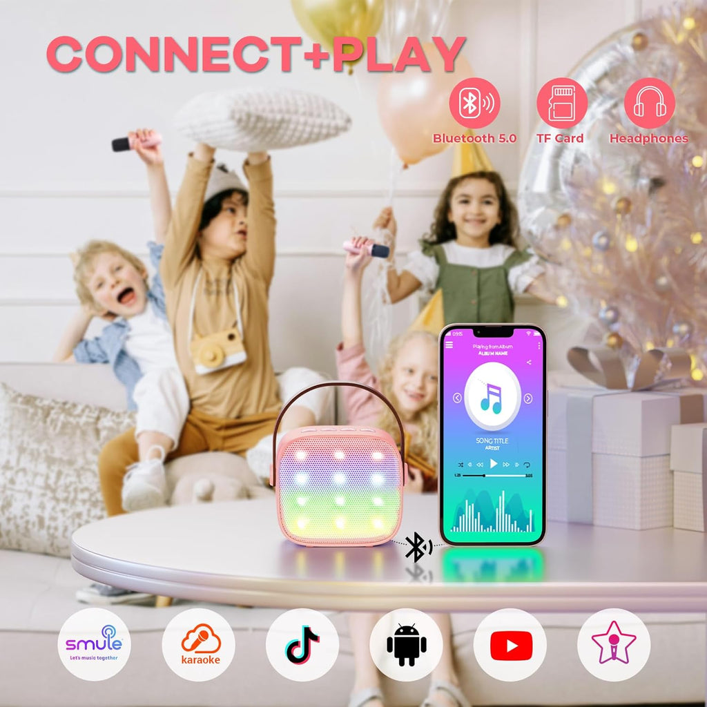 Veylo Portable Karaoke Speaker with 2 Wireless Mics | Ka-mostore