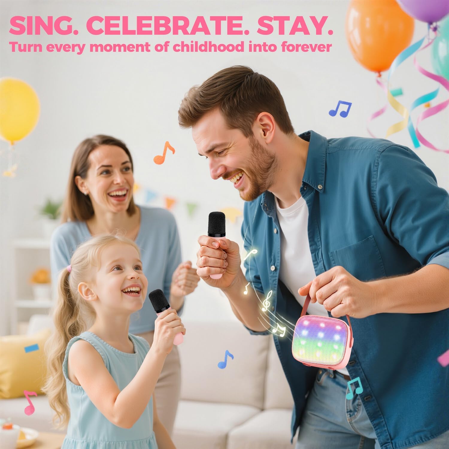 Veylo Portable Karaoke Speaker with 2 Wireless Mics | Ka-mostore