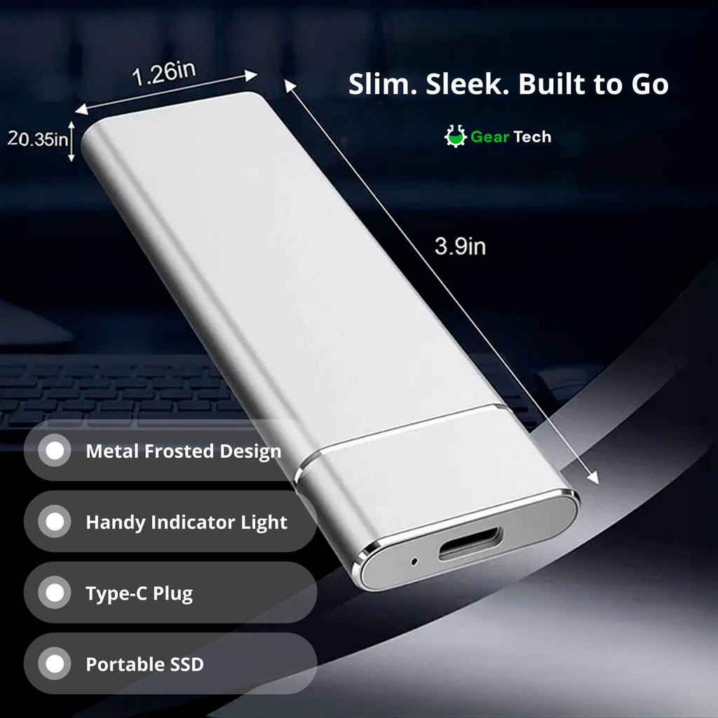 Portable SSD for large storage – 5TB external hard drive with lightning-fast transfer speed | Ka-mostore