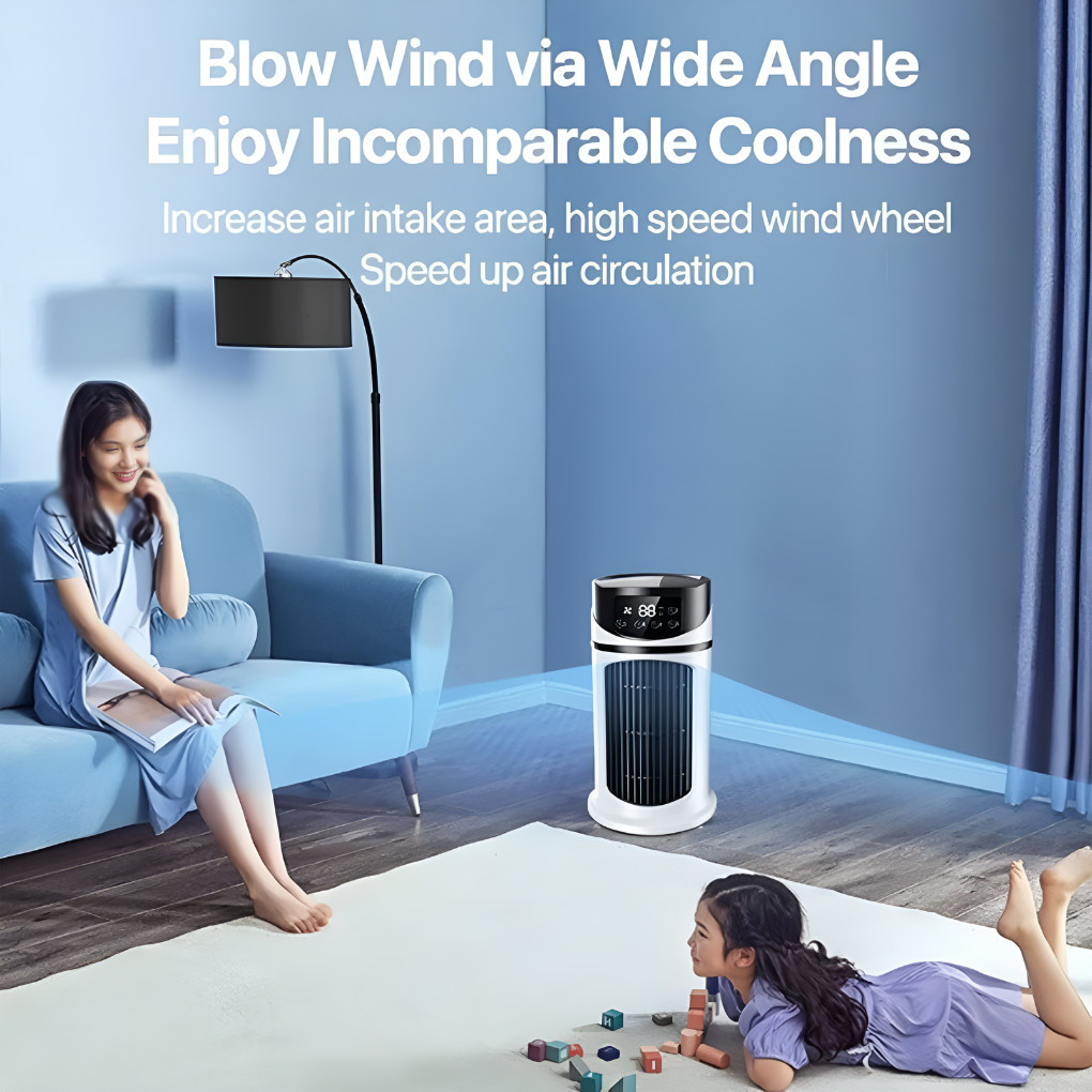 Portable Tower Fan with Digital Display | Ka-mostore