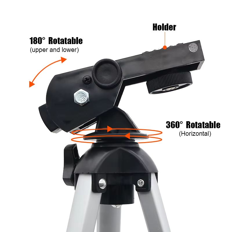Astronomický dalekohled | Průměr objektivu 70 mm, ohnisková vzdálenost 300 mm, snadné nastavení | Ka-mostore