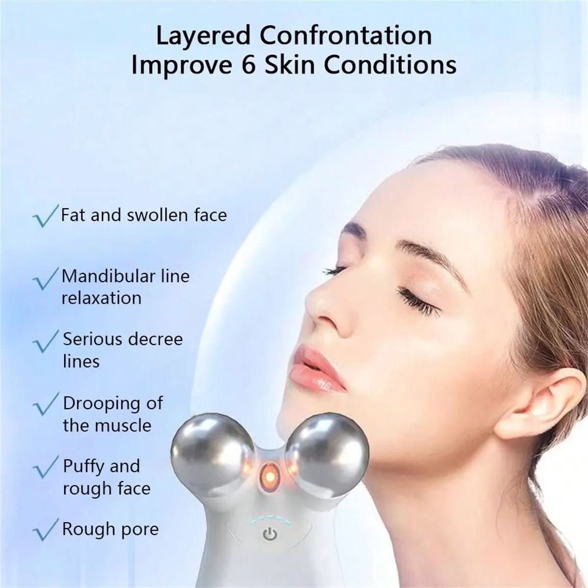 Professional Facial Massager with Microcurrent for Firmer, Smoother Skin | Ka-mostore