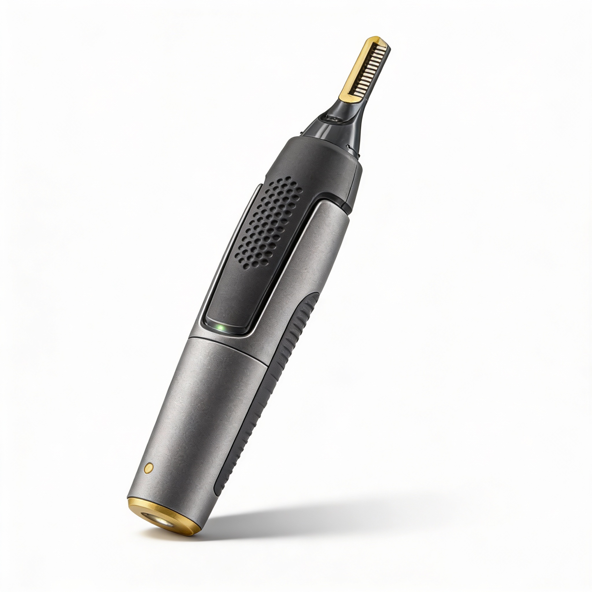 Professional Ultra-Thin Precision Trimmer | Titanium Stainless Steel Blades | Integrated LED Light | Micro-Oscillation Technology | For Nose, Ears & Contours | Ka-mostore