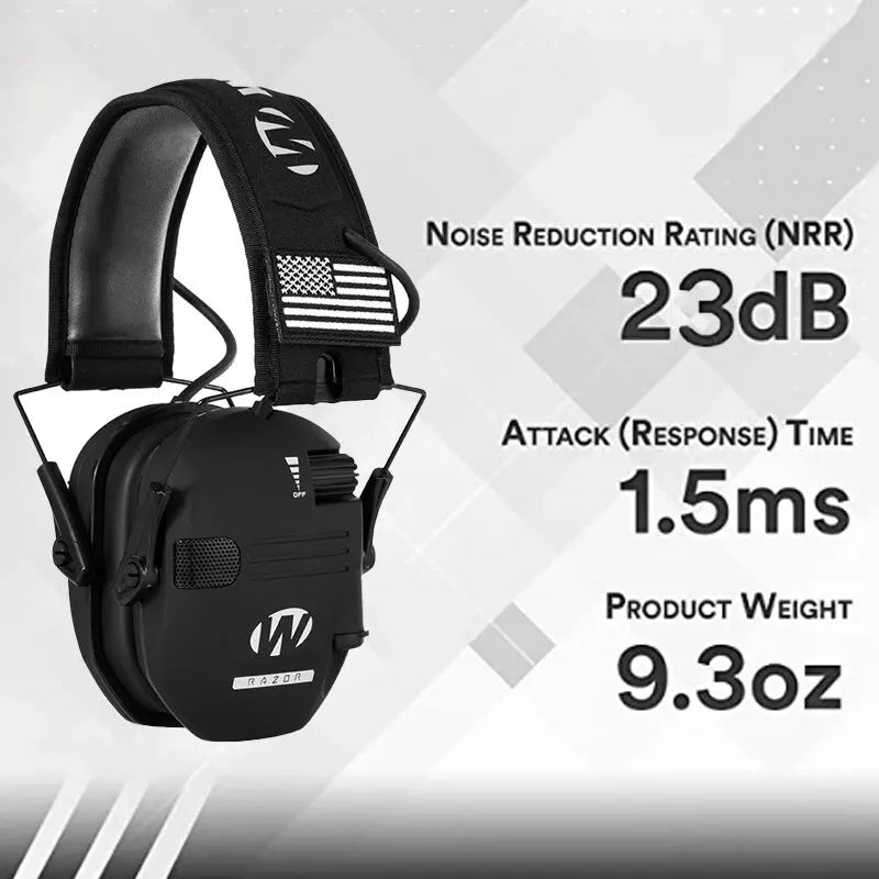 Electronic Hearing Protection Headphones | Noise Cancelling, Lightweight | Ka-mostore