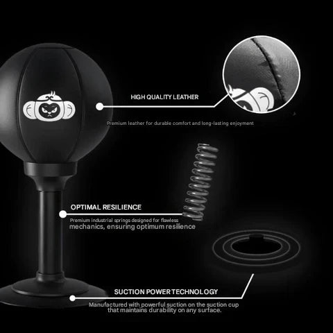 Freestanding Boxing Ball with Suction Base - PowerStrike | Ka-mostore