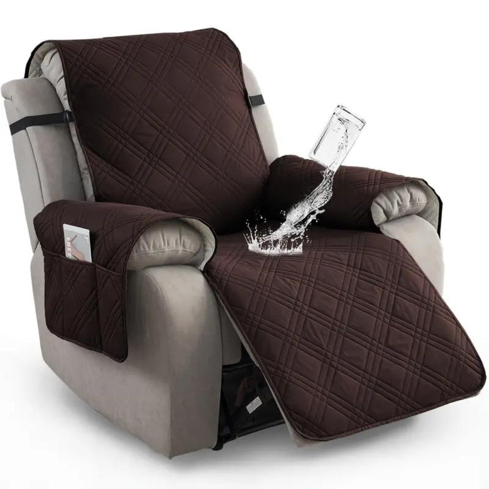 Quilted Recliner Cover - Waterproof & Stain Resistant | Ka-mostore