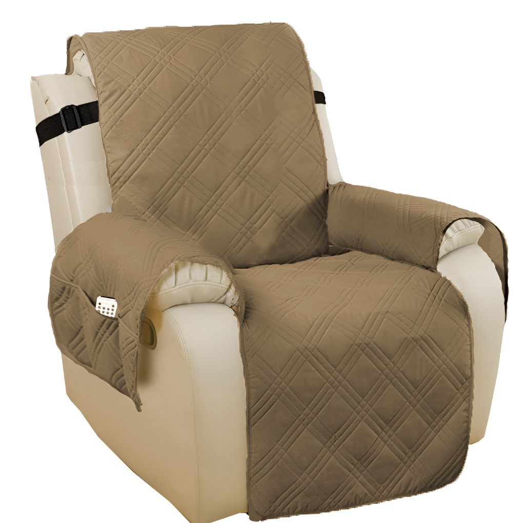 Quilted Recliner Cover - Waterproof & Stain Resistant | Ka-mostore