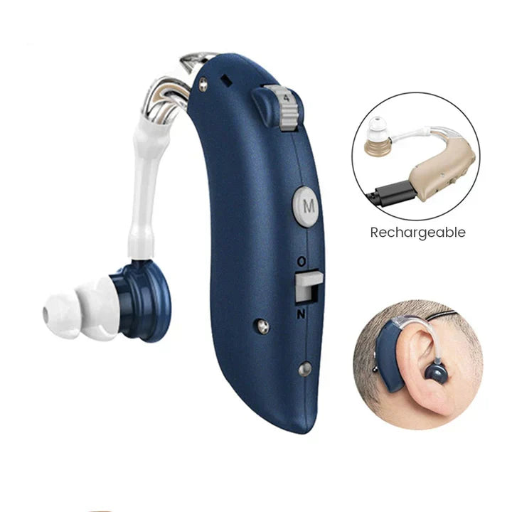 Rechargeable Hearing Aid with Universal Fit | Ka-mostore