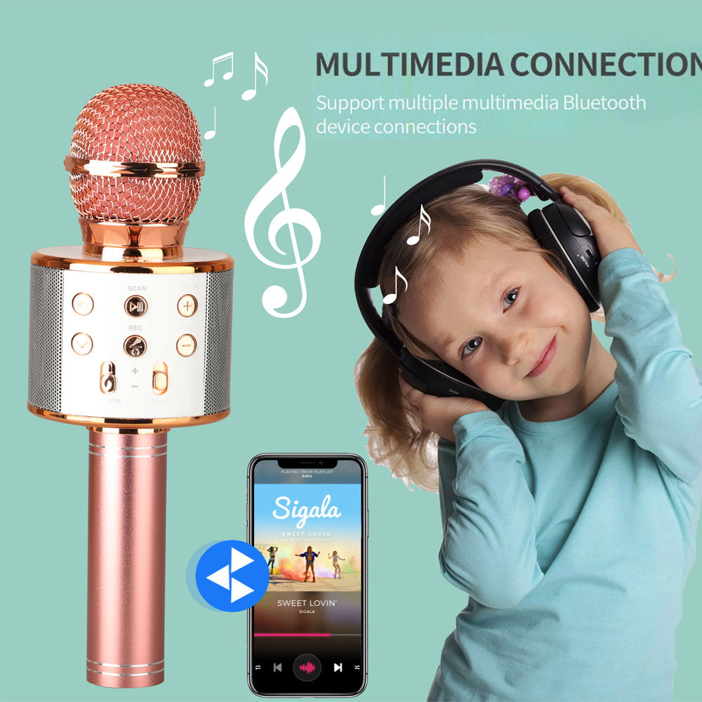 Rechargeable Wireless Bluetooth Karaoke Microphone | Ka-mostore