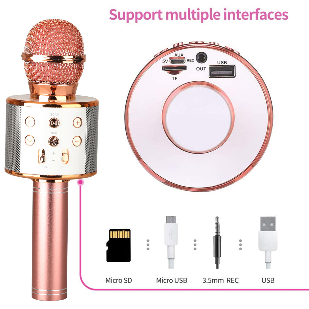 Rechargeable Wireless Bluetooth Karaoke Microphone | Ka-mostore