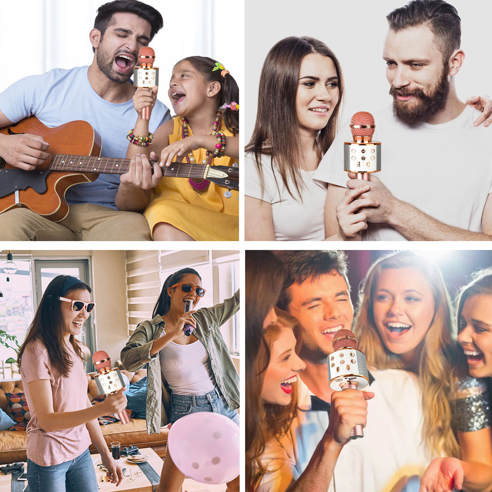 Rechargeable Wireless Bluetooth Karaoke Microphone | Ka-mostore