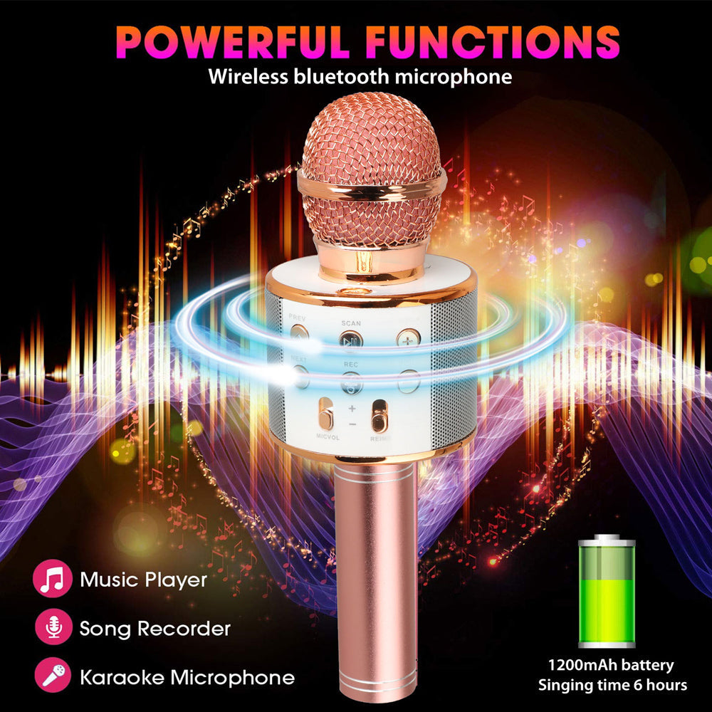 Rechargeable Wireless Bluetooth Karaoke Microphone | Ka-mostore