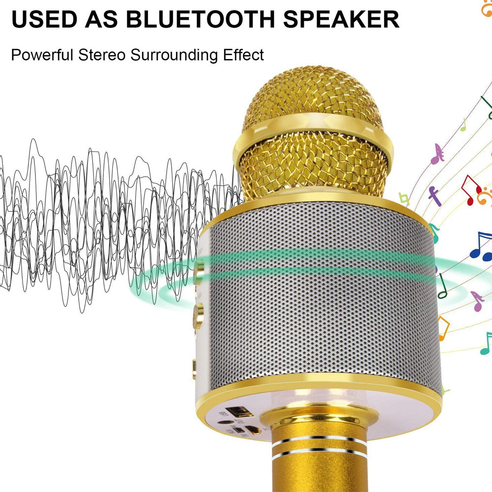 Rechargeable Wireless Bluetooth Karaoke Microphone | Ka-mostore