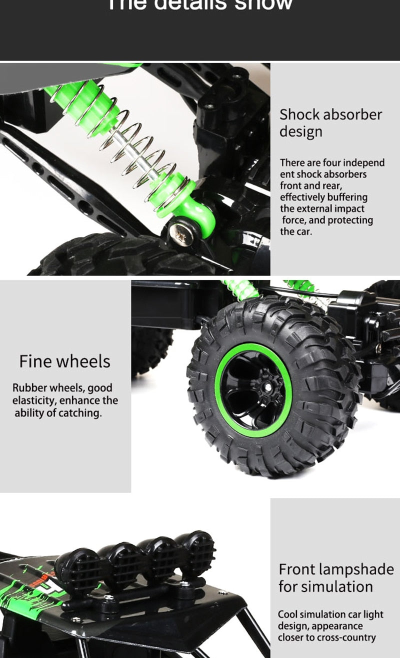Remote Control Car 4x4 Rock Crawler Monster Truck | Ka-mostore