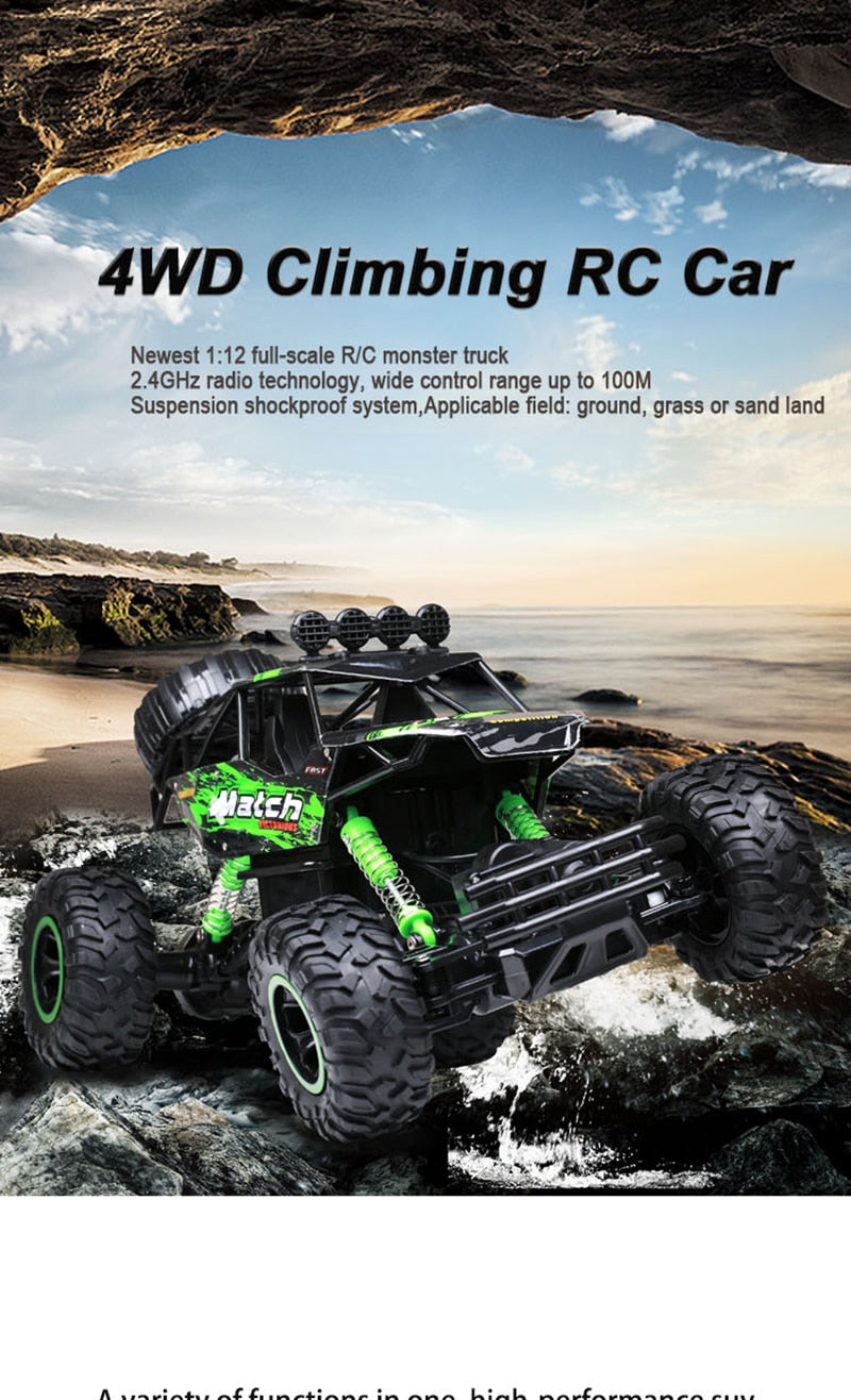 Remote Control Car 4x4 Rock Crawler Monster Truck | Ka-mostore
