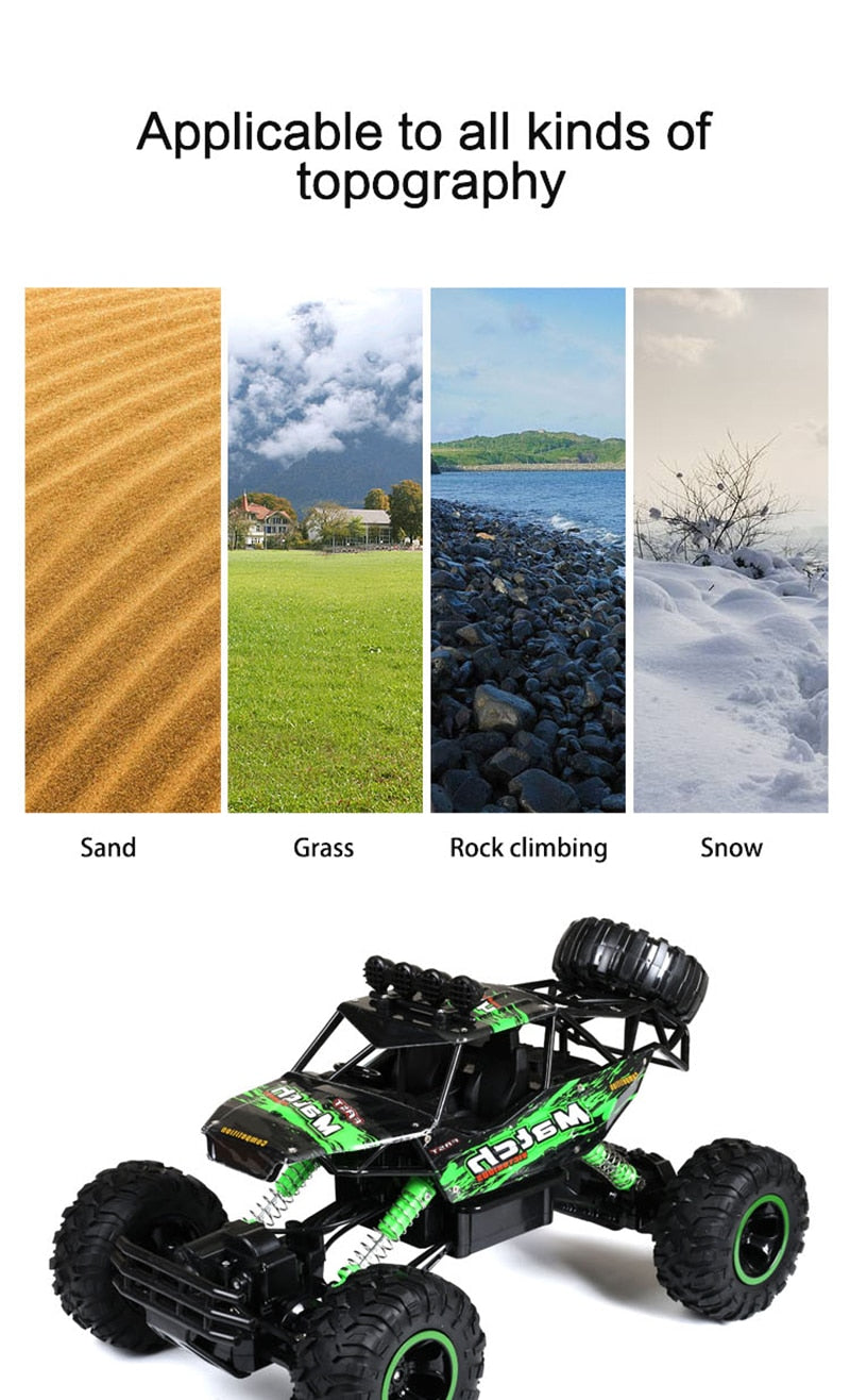 Remote Control Car 4x4 Rock Crawler Monster Truck | Ka-mostore