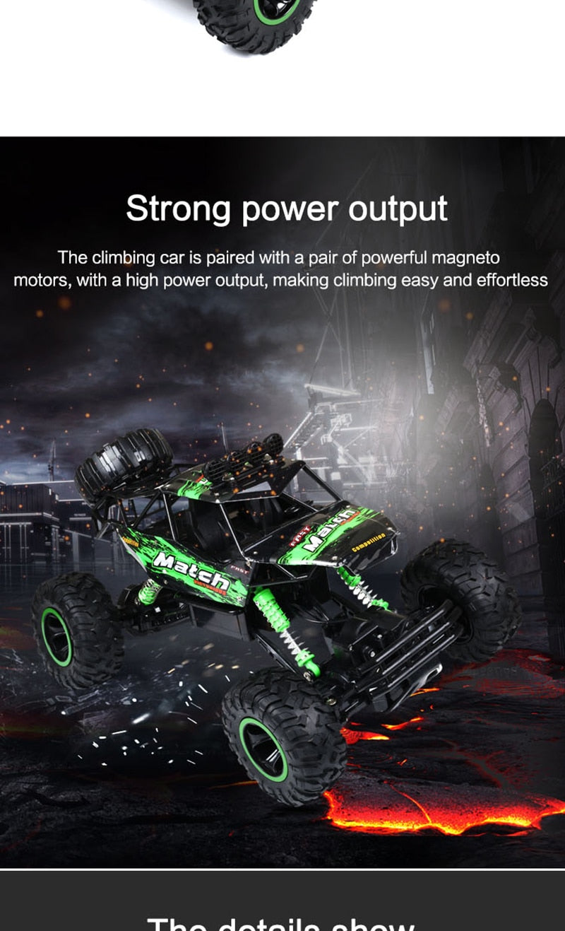 Remote Control Car 4x4 Rock Crawler Monster Truck | Ka-mostore