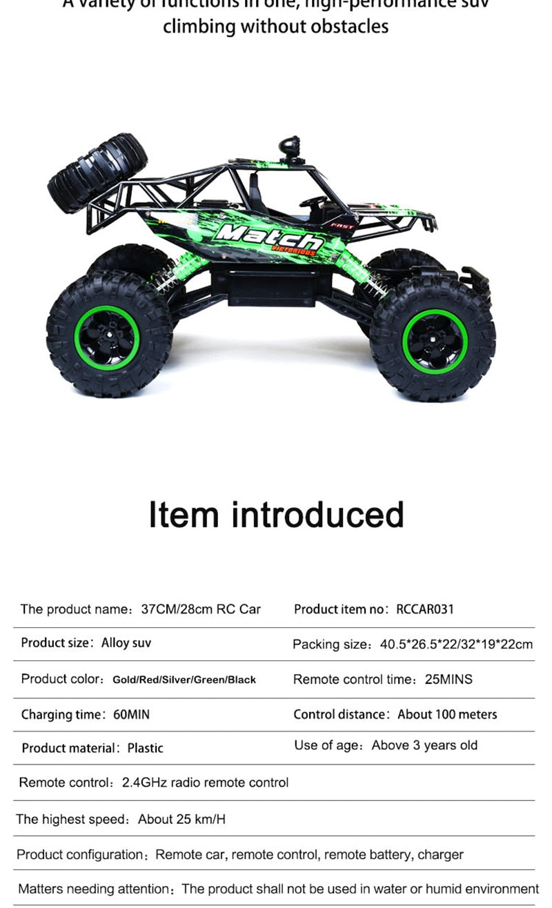 Remote Control Car 4x4 Rock Crawler Monster Truck | Ka-mostore