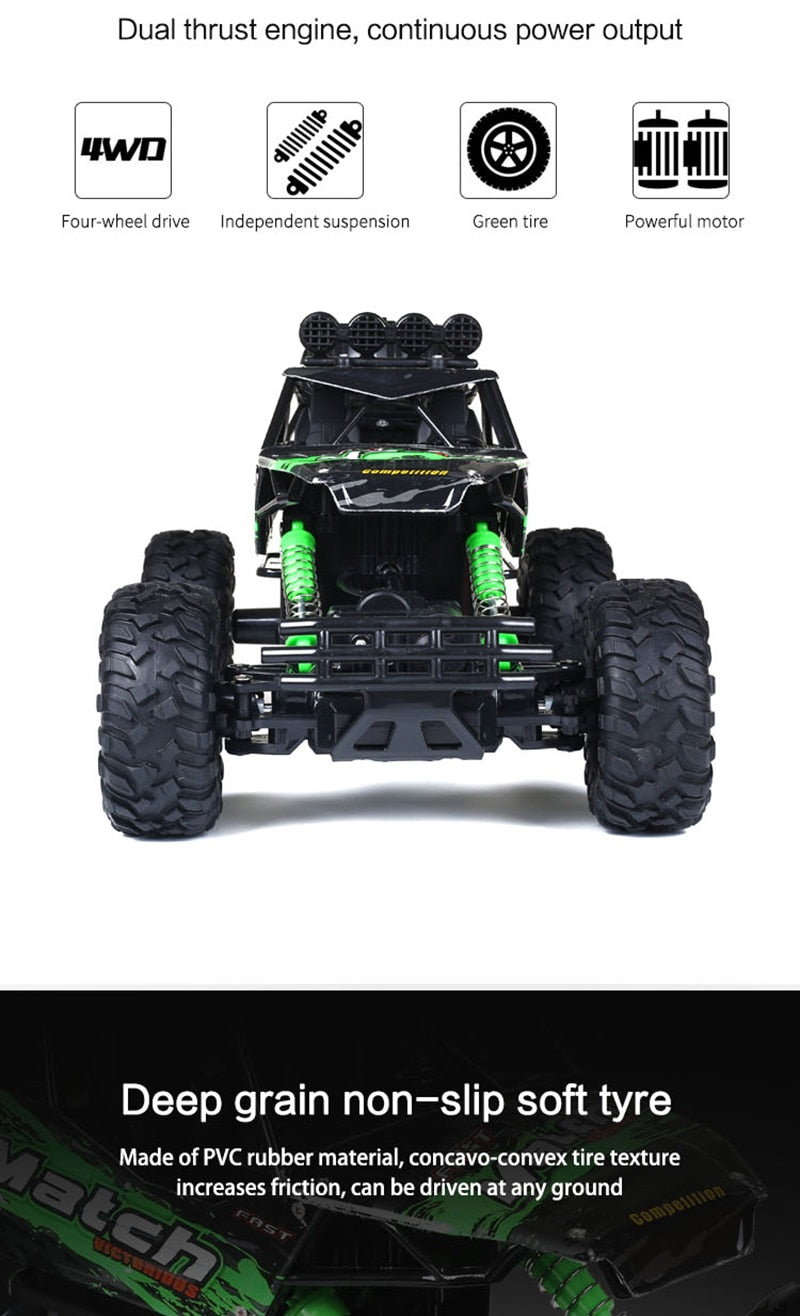 Remote Control Car 4x4 Rock Crawler Monster Truck | Ka-mostore