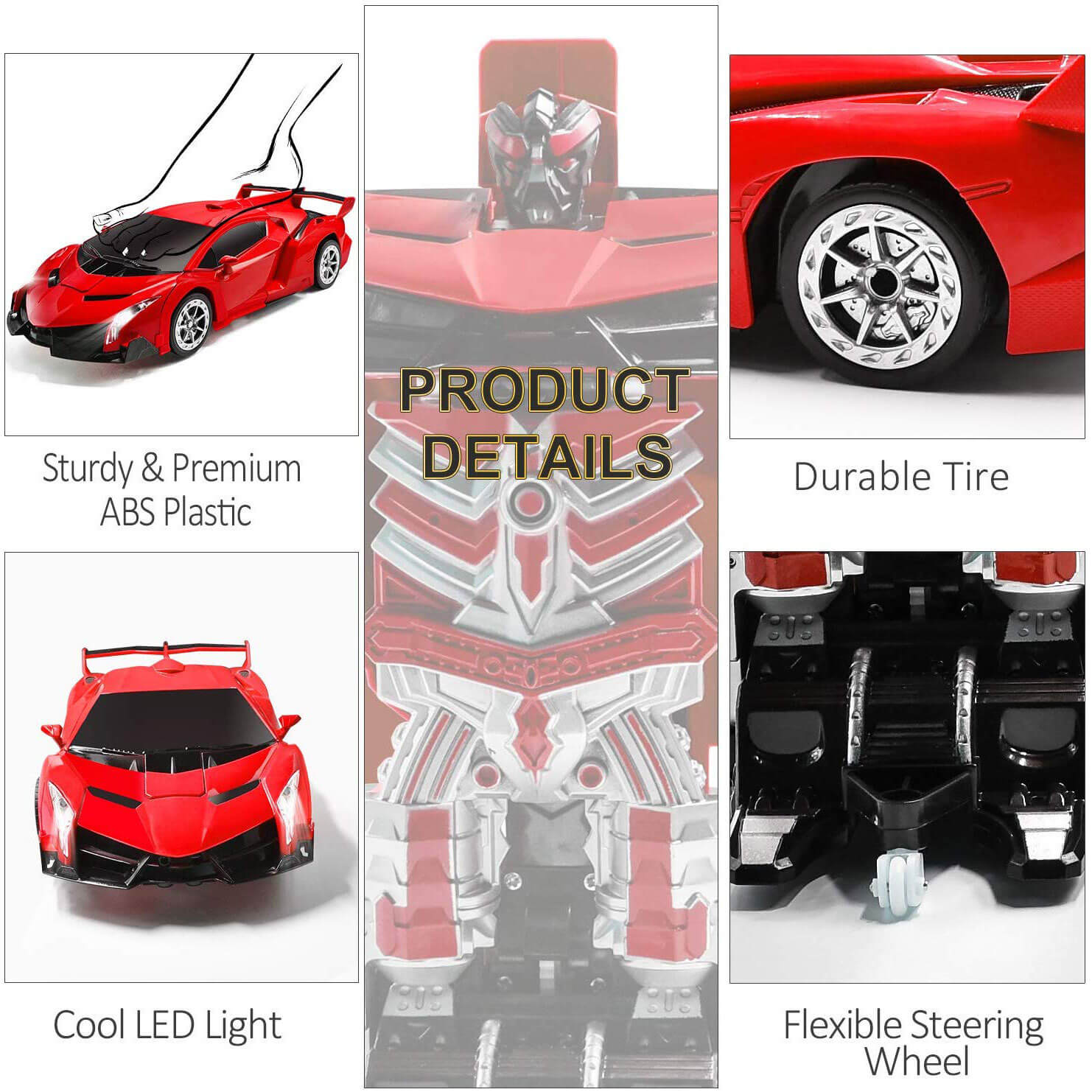 Remote Control Robot Car Transforming Toy | Ka-mostore