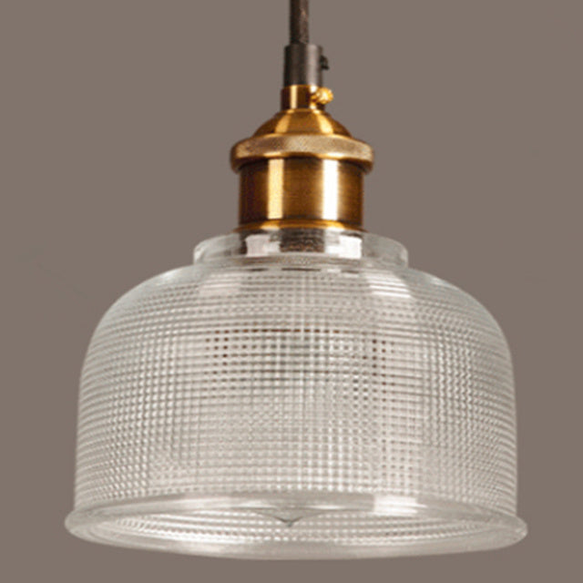 Retro Glass Pendant Light | European Vintage Design | Ka-mostore