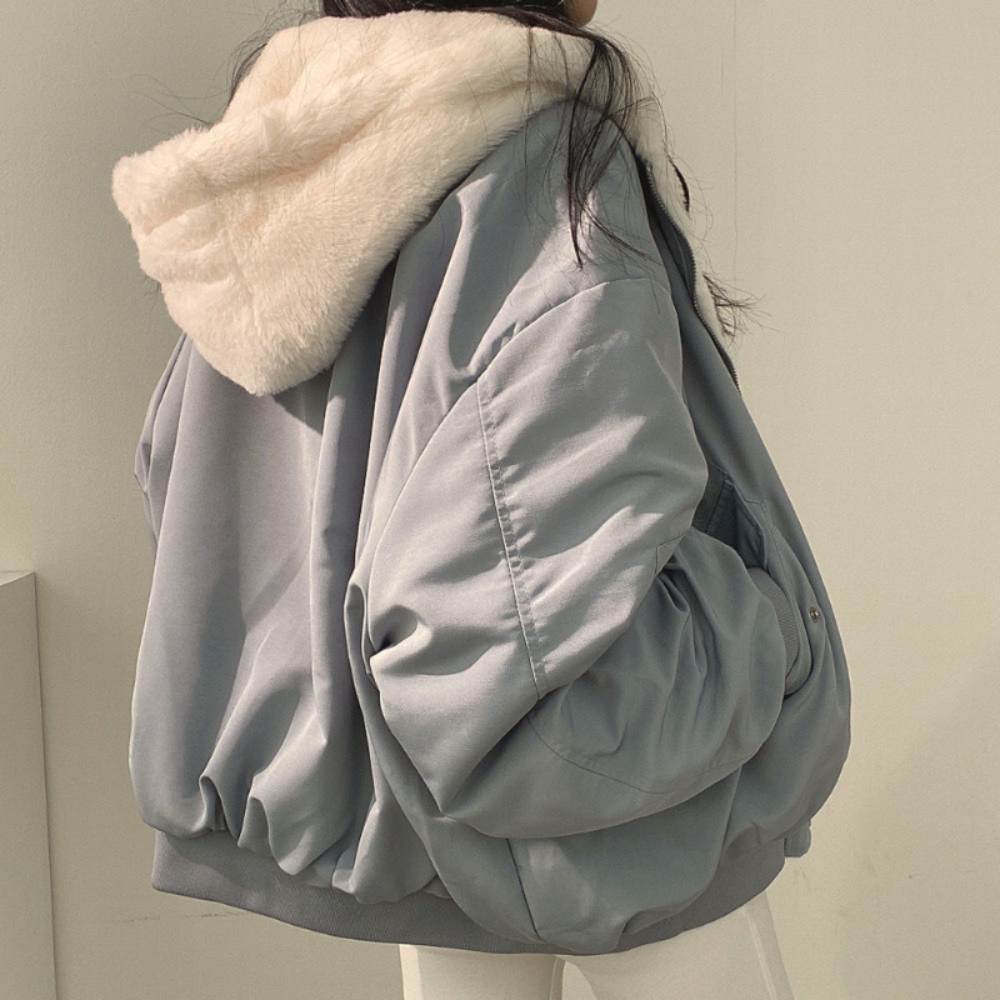 Cozy Reversible Hooded Jacket | Ka-mostore