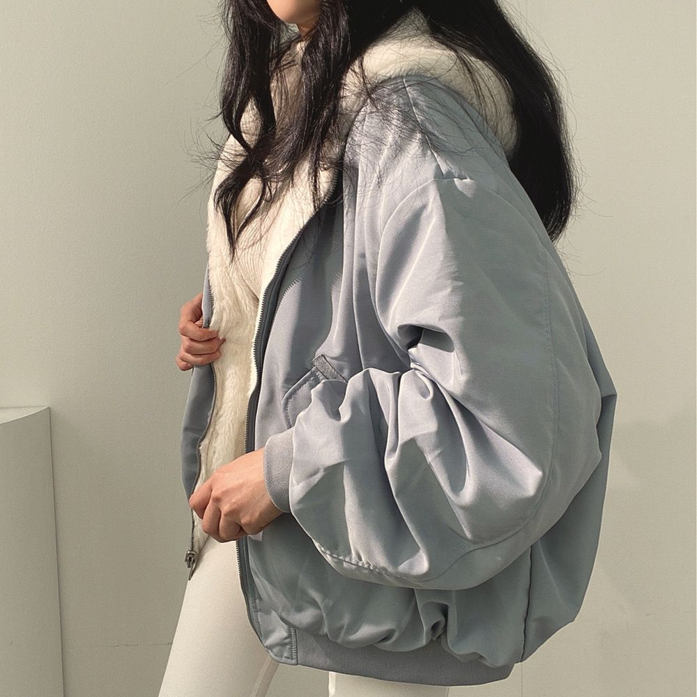 Cozy Reversible Hooded Jacket | Ka-mostore