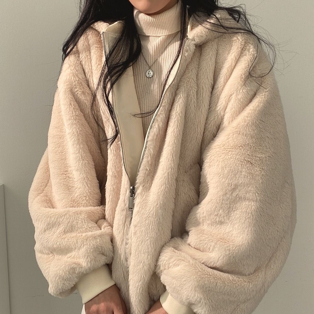 Cozy Reversible Hooded Jacket | Ka-mostore