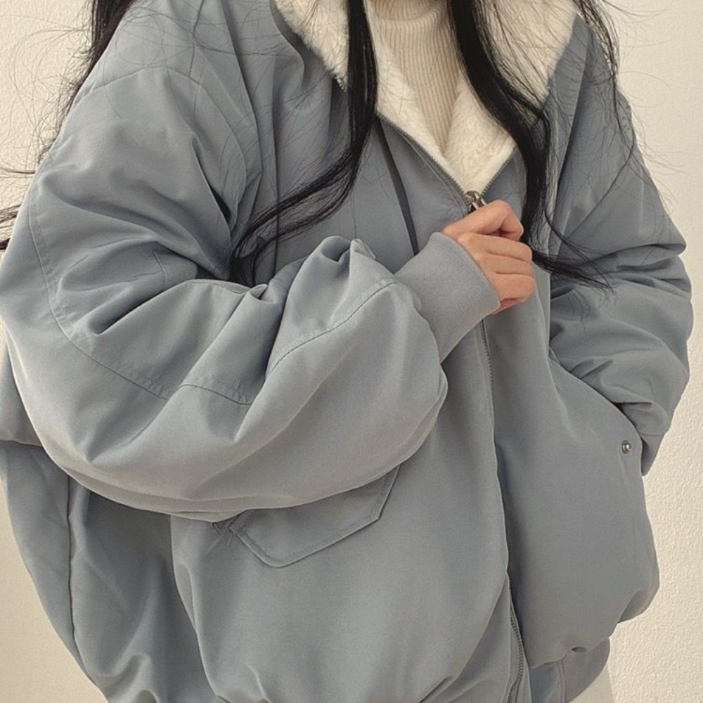 Cozy Reversible Hooded Jacket | Ka-mostore