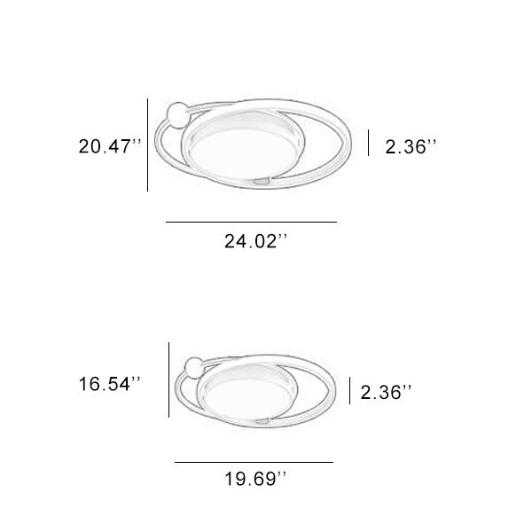 Round LED Ceiling Light | Nordic Minimal Design | Ka-mostore