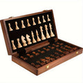 RoyalWood Luxury Chess Set – Solid Wood Chessboard with Finely Detailed Pieces | Ka-mostore