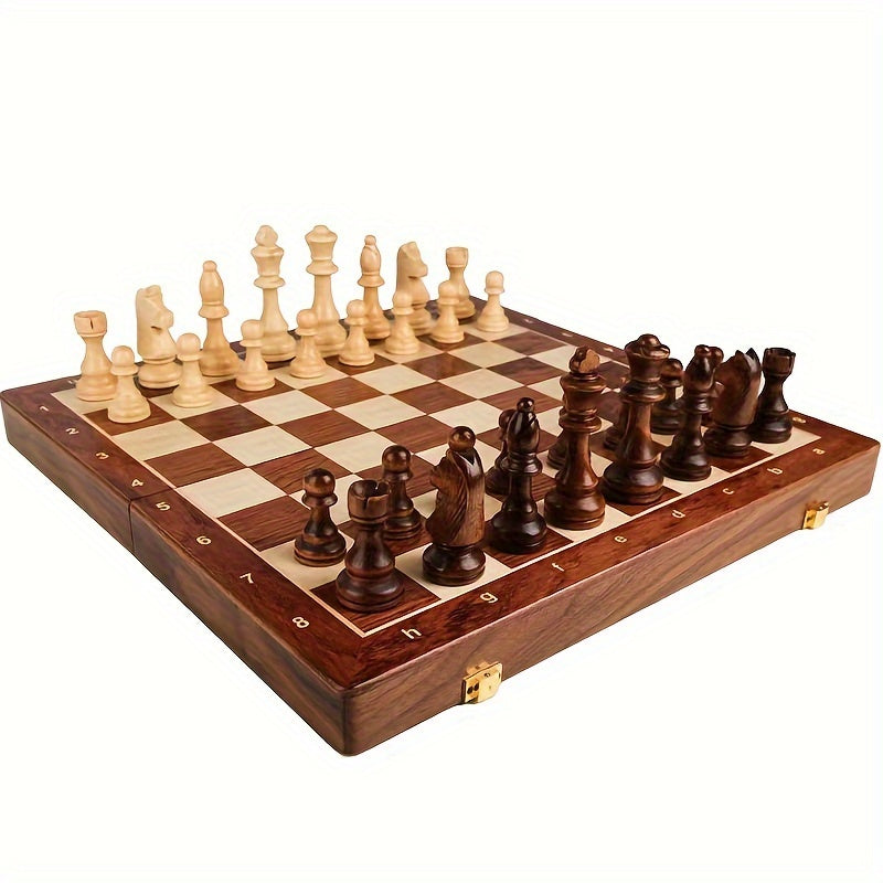 RoyalWood Luxury Chess Set – Solid Wood Chessboard with Finely Detailed Pieces | Ka-mostore