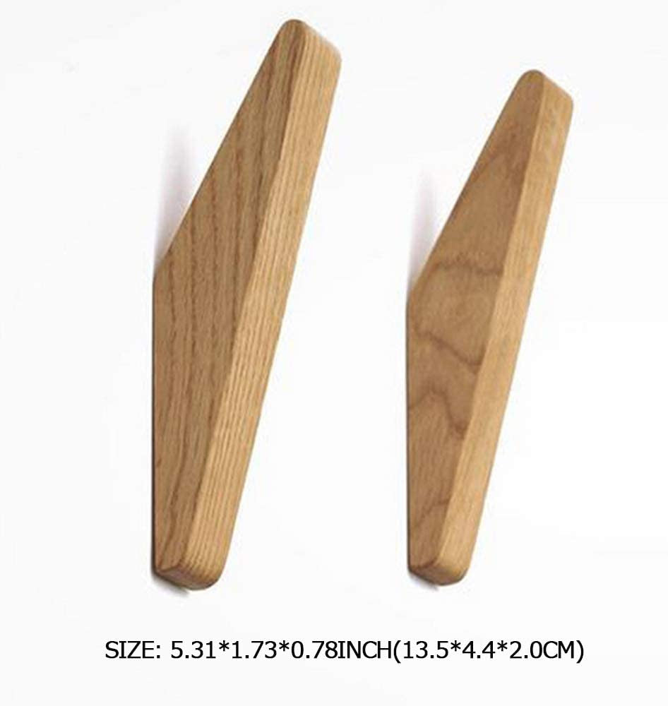 Scandi Set of 6 Wooden Coat Hooks | Ka-mostore