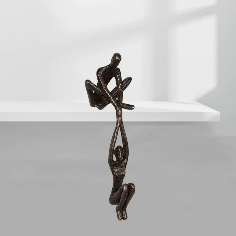 Sculpture Figurine Abstract Human Link | Ka-mostore