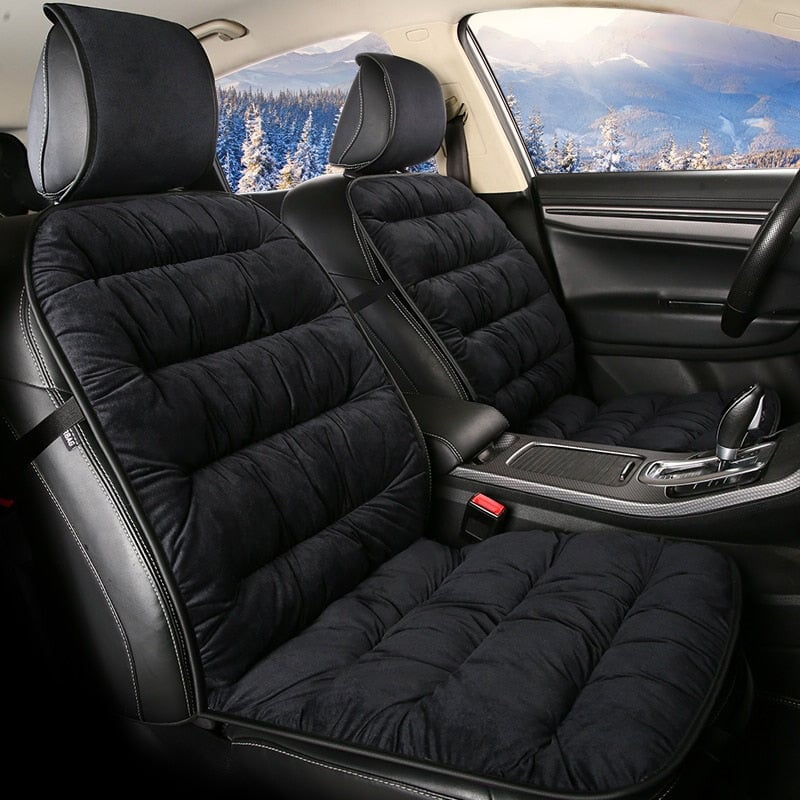 Plush Car Seat Pad | Soft, Ventilated Front Seat Cushion for Comfort | Ka-mostore