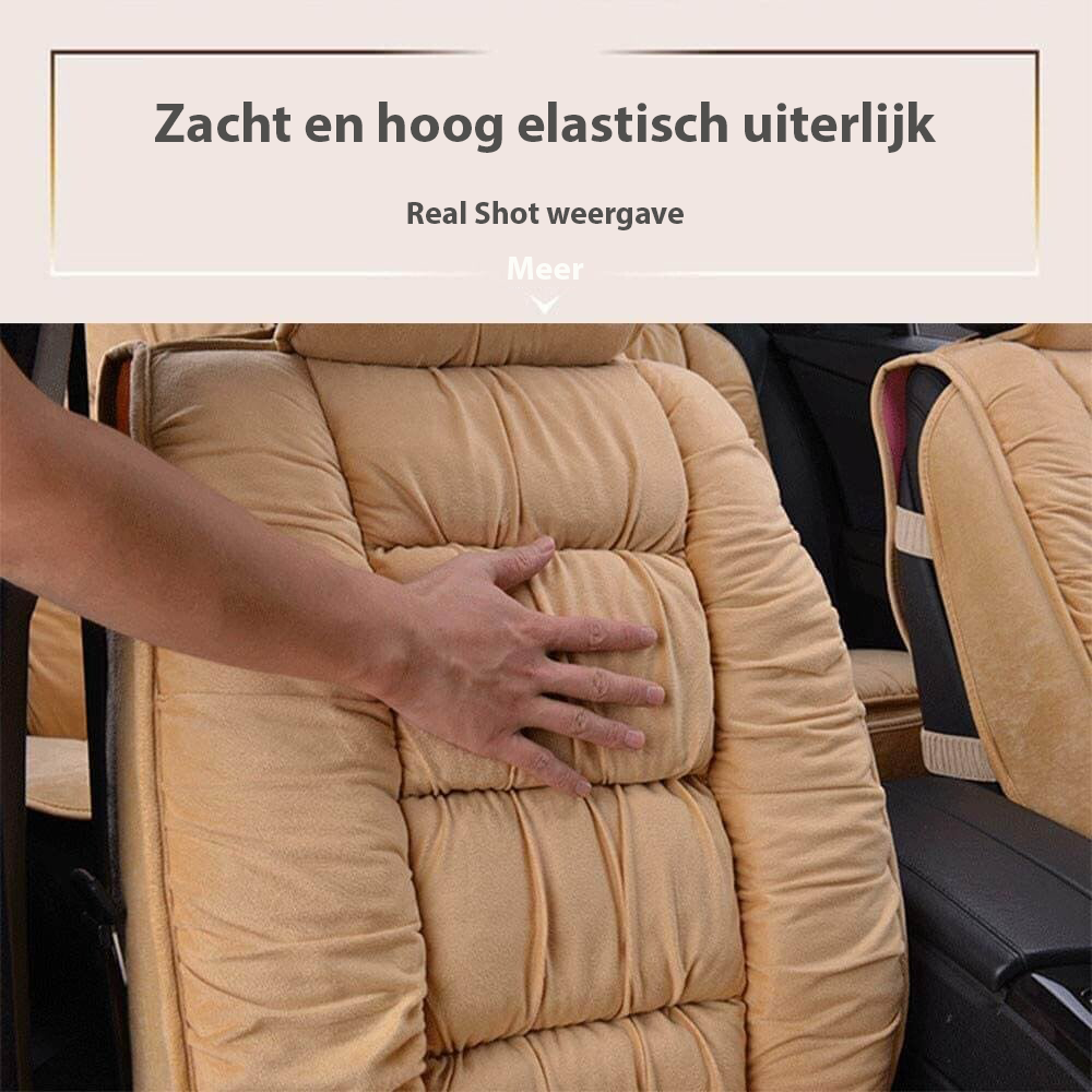 Plush Car Seat Pad | Soft, Ventilated Front Seat Cushion for Comfort | Ka-mostore