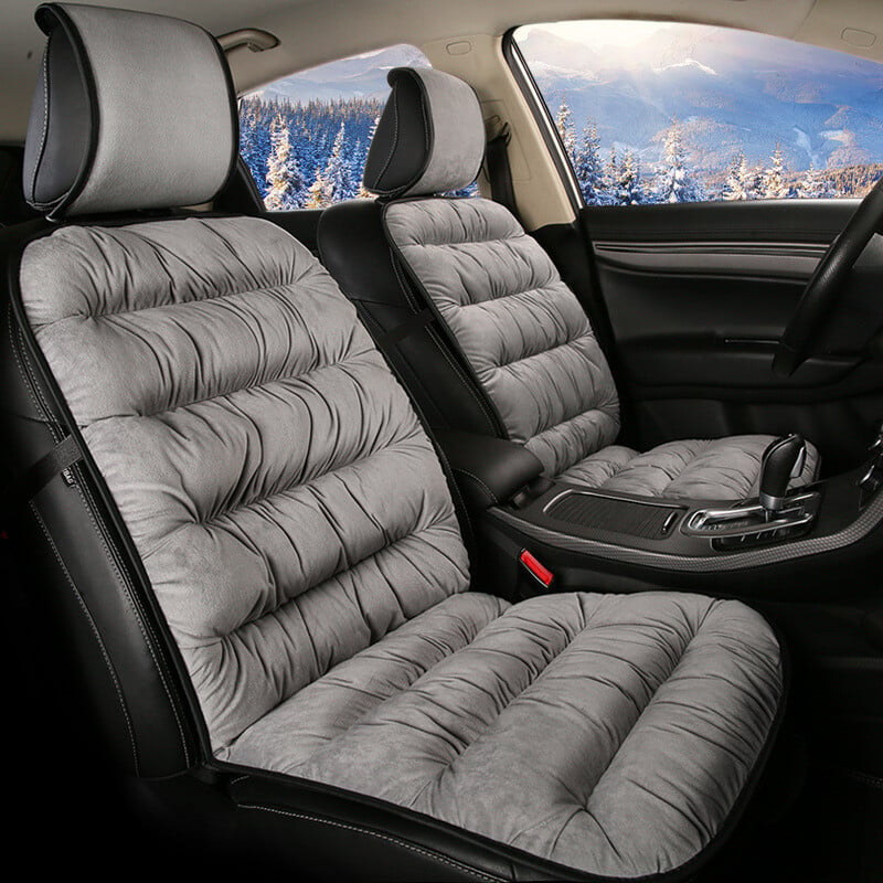 Plush Car Seat Pad | Soft, Ventilated Front Seat Cushion for Comfort | Ka-mostore