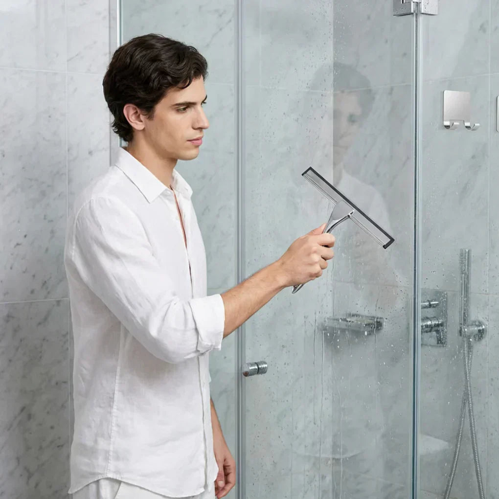 Glass and Tile Cleaning Squeegee with Hooks | Ka-mostore