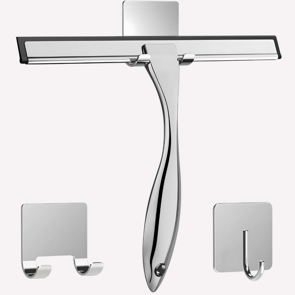 Glass and Tile Cleaning Squeegee with Hooks | Ka-mostore
